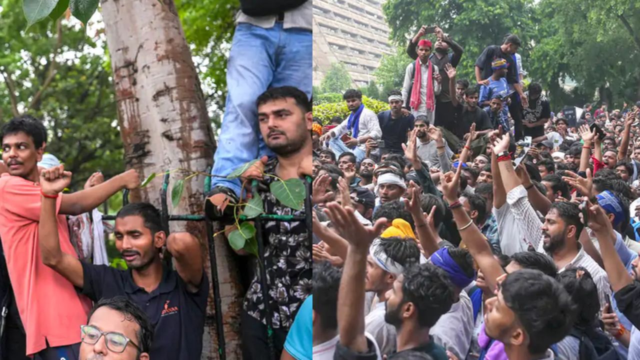 मेट्रो स्टेशन से लेकर इंटरनेट तक सब कुछ बंद, जंतर मंतर पर उमड़ा छात्रों और युवाओं का सैलाब