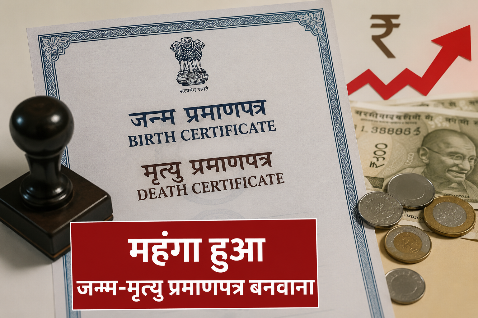 लखनऊ: महंगा हुआ जन्म-मृत्यु प्रमाणपत्र बनवाना