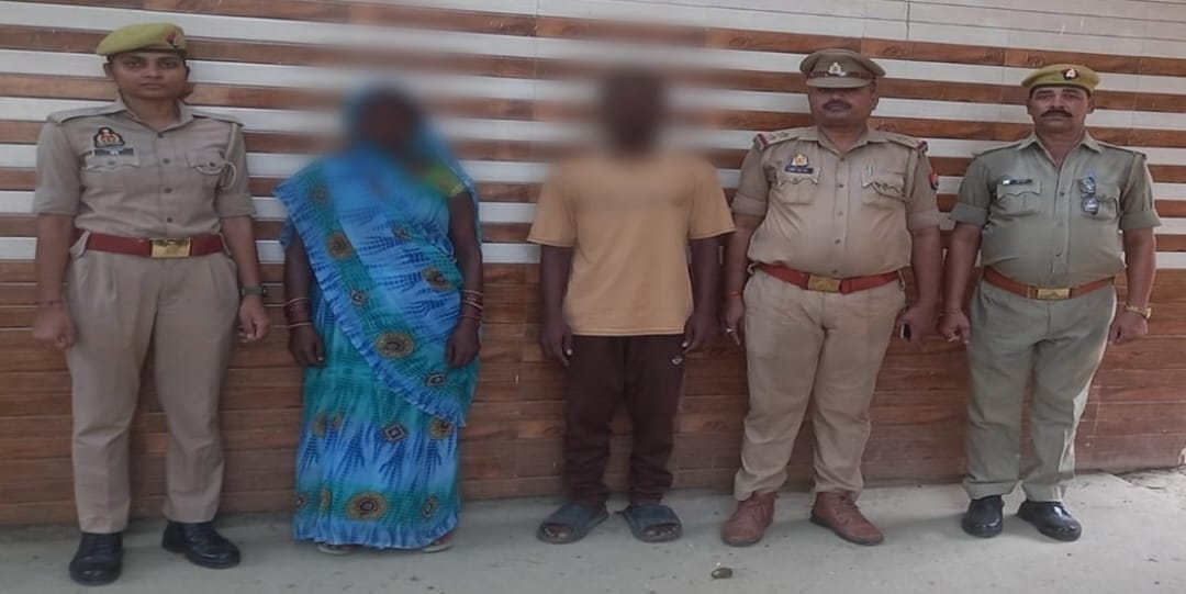गाजीपुर में नन्दगंज पुलिस ने दो वारंटियों को घर से किया गिरफ्तार