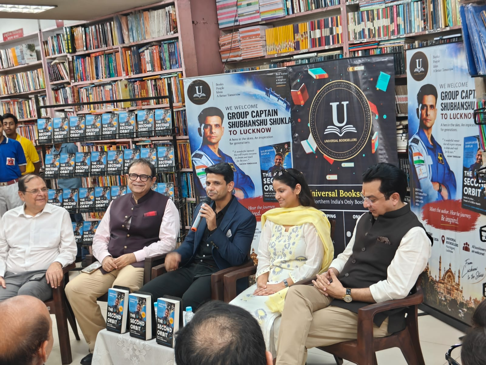 लखनऊ: अंतरिक्ष यात्री शुभांशु शुक्ला ने द सेकेंड ऑर्बिट का किया विमोचन, अनुभवों पर विस्तार से चर्चा की